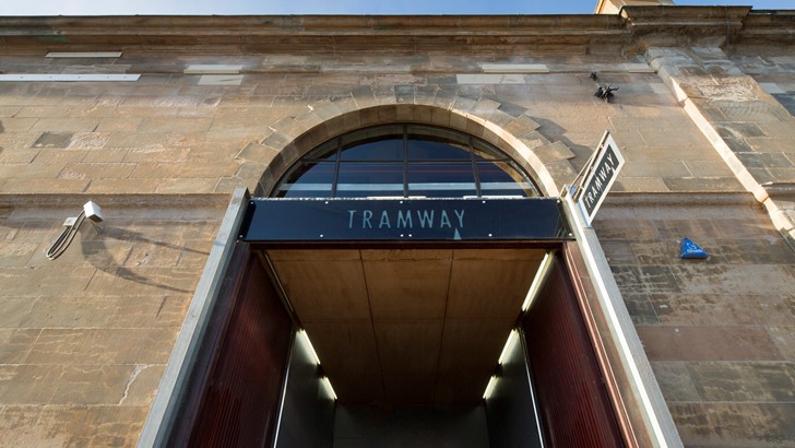 Close-up of Tramway's entrance